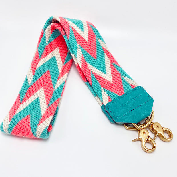 CORAL & TURQUOISE STRAP