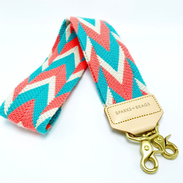CORAL & TURQUOISE STRAP